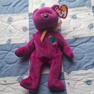 TY MILLENIUM Beanie Babies Bear